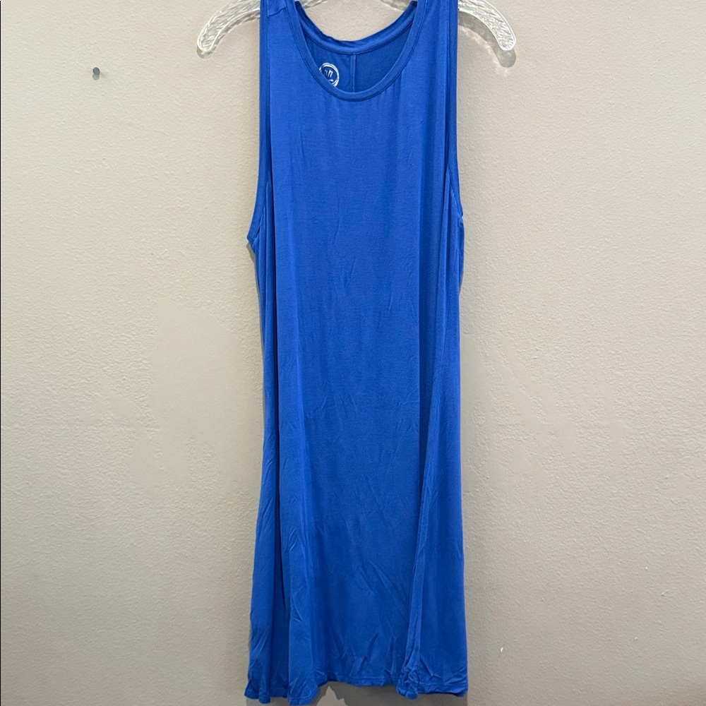 24/7 Comfort Apparel Blue Tank Top